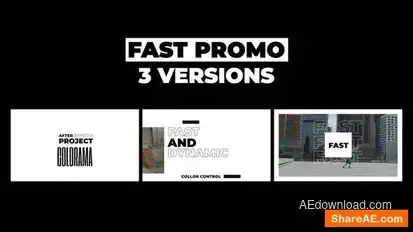 Typography Intro Openers template preview