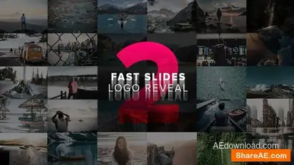 Fast Slides Logo Reveal 2 Openers template preview