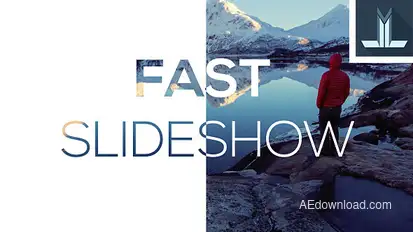 Fast Slideshow Video Displays template preview