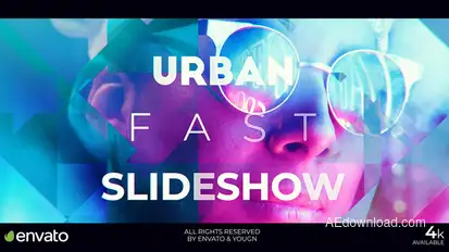 Fast Slideshow Openers template preview