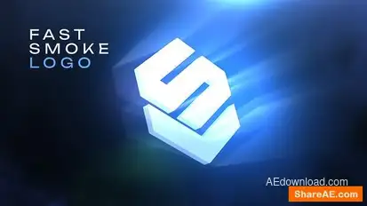 Fast Smoke Logo Logo Stings template preview