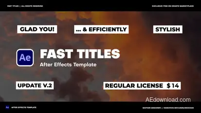 Fast Titles Titles template preview