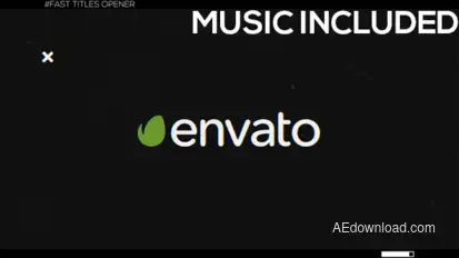 Fast Titles Opener Openers template preview