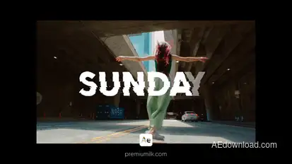 Fast Titles Pack Glitch Titles template preview