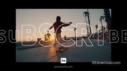 Fast Titles Pack Stroke Titles template preview