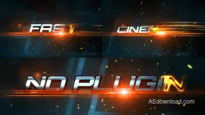 Fast Trailer Titles Titles template preview