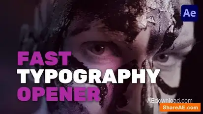 Fast Typography Opener Openers template preview