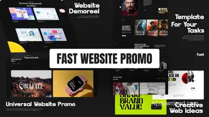 Fast Website Promo Product Promo template preview