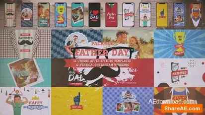 Father's Day Package Openers template preview