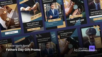 Fathers Day Gift Promo - Social Media Instagram Reels Product Promo template preview