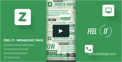 Feel IT - Internet Broadcast Pack broadcast-packages template preview