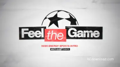 Feel The Game - Sport Intro Openers template preview