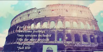 Feel The Heat - Grunge Journey Openers template preview