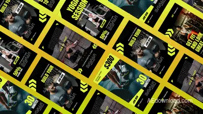 Fertine Gym Pop Reels & Stories Product Promo template preview