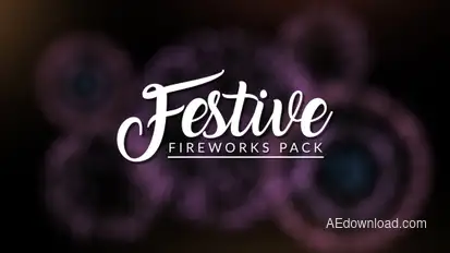FESTIVE - Fireworks Pack Logo Stings template preview