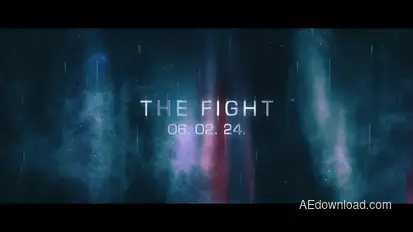 Fight Cinematic Trailer Titles template preview
