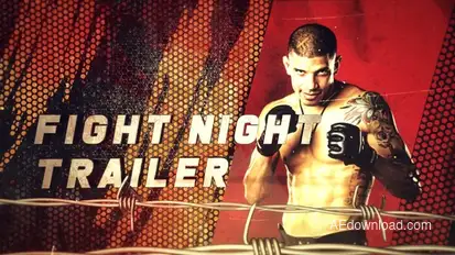 Fight Night Trailer Openers template preview