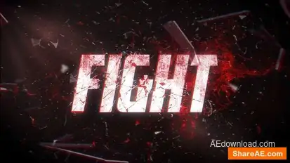 Fight Night | Trailer Titles Openers template preview
