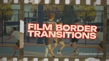 Film Border Transitions Elements template preview