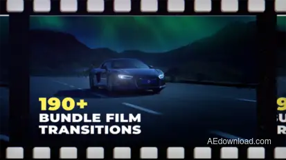 FIlm Bundle Transitions Elements template preview