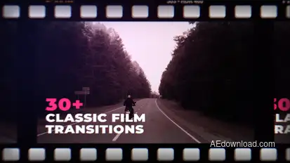 FIlm Classic Transitions Elements template preview