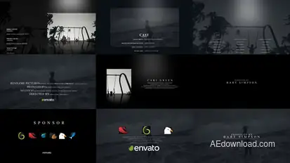 Film Credits And Movies Opener V2 Titles template preview