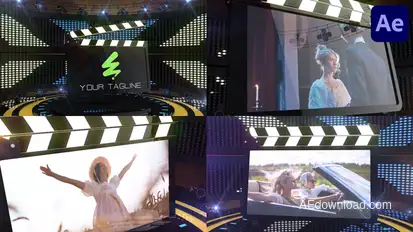 Film Cutter for After Effects Openers template preview