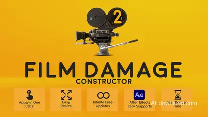 Film Damage Constructor 2 Elements template preview