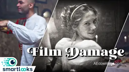 Film Damage - Retro Camera Look Elements template preview