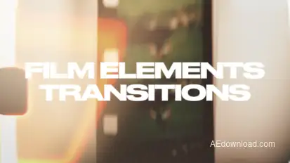 Film Elements Transitions Elements template preview
