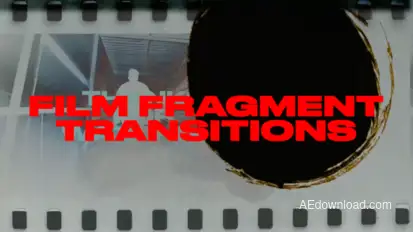 Film Fragment Transitions Elements template preview