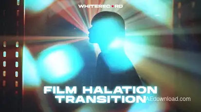 Film Halation Transitions | After Effects Elements template preview