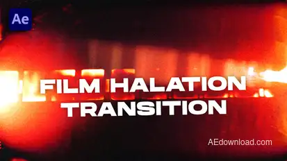 Film Halation Transitions VOL. 2 | After Effects Elements template preview