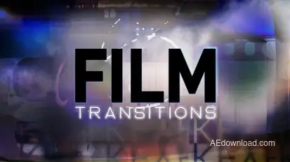 Film Transitions 4K Elements template preview