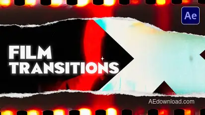 Film Transitions Elements template preview