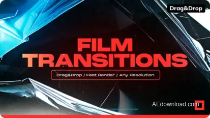 Film Transitions Elements template preview