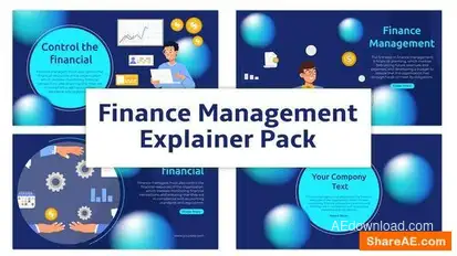 Videohive Finance Management Explainer Animation Scene Elements template preview