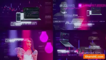 Financial Stock Market Openers template preview