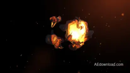 Fire Ball Logo Reveal Logo Stings template preview