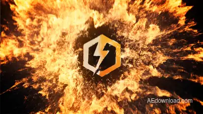 Fire Explosion Logo 5 Logo Stings template preview