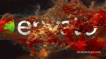 Fire Explosion Logo Reveal 3 Logo Stings template preview