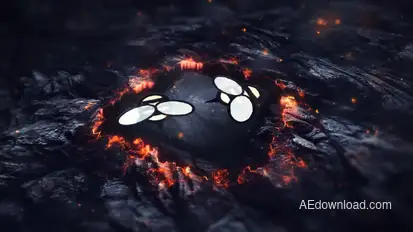 Fire Lava Logo Logo Stings template preview