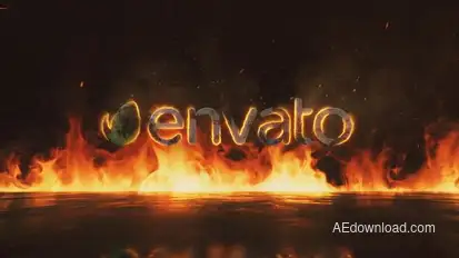 Fire Logo Logo Stings template preview