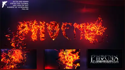 Fire Logo Logo Stings template preview