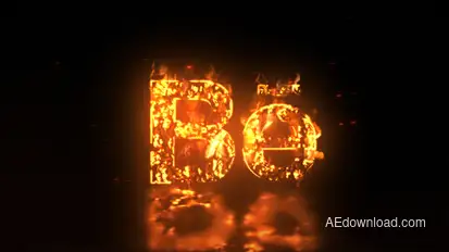 Fire Reveal Logo Stings template preview