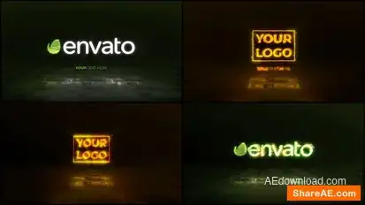 Fire Logo Animation Logo Stings template preview