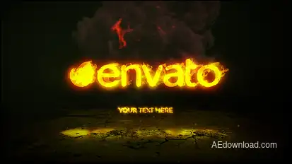 Fire Logo Animation Vol. 2 Logo Stings template preview