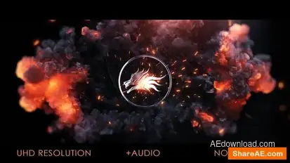 Fire Logo Impact Logo Stings template preview