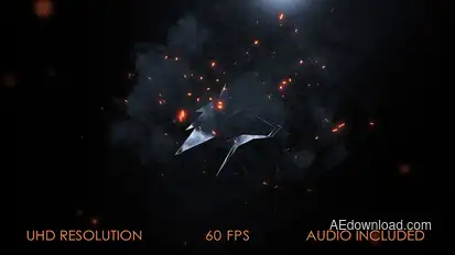 Fire Logo Intro Logo Stings template preview