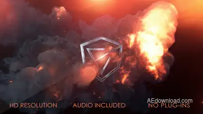 Fire Logo Reveal Logo Stings template preview